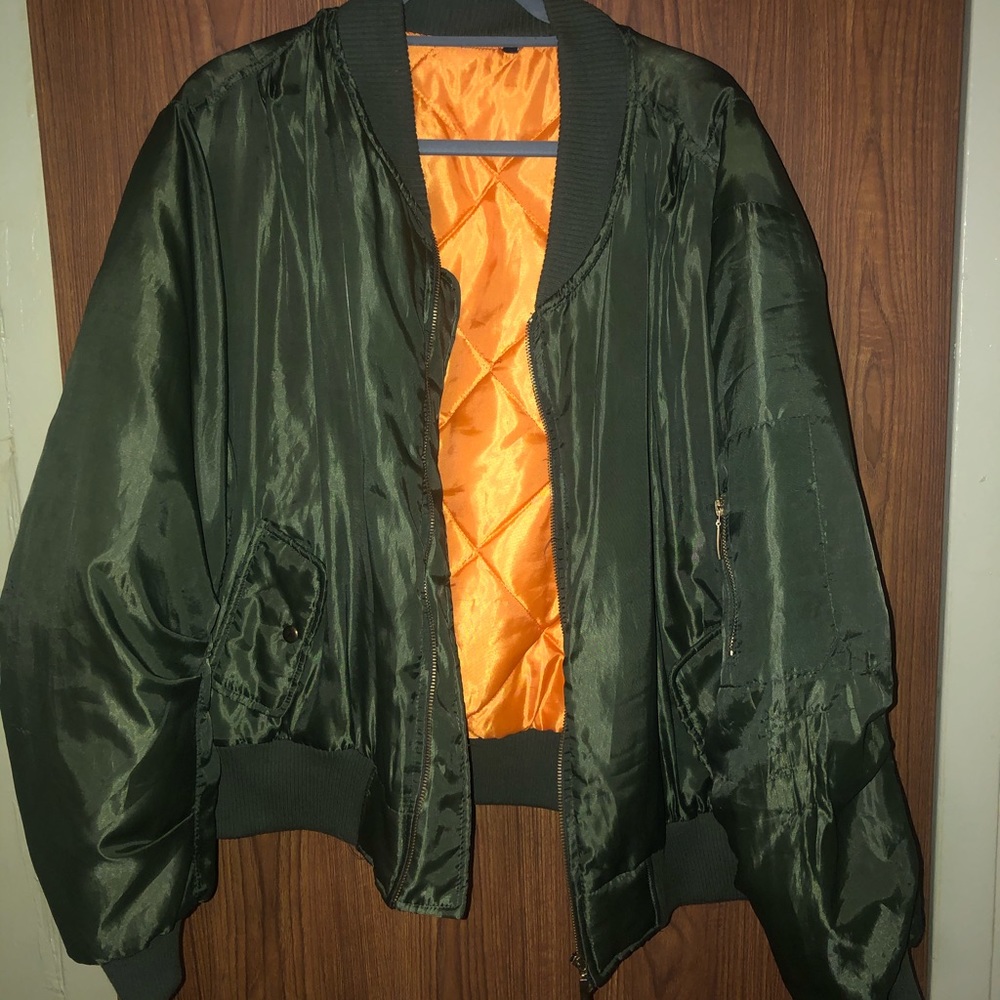 Oversized bomber jacket